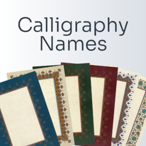 Calligraphy Names
